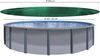 QUICK STAR Poolabdeckung Rund für 280-320 cm Pools | Planenmaß Ø 380 cm | Grün | Sommer & Winter Poolplane | Solar Abdeckplane | 180g/m² PE Zweifach Beschichtete Abdeckung | Solarplane UV-Resistent Bild 2