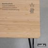 osoltus Campingtisch Low Blavand Bambus 78 x 45 cm Gasdruckfeder Bild 5