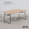 osoltus Campingtisch Low Blavand Bambus 78 x 45 cm Gasdruckfeder Bild 2