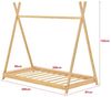 Kinderbett Tipibett Vimpeli 90x200 cm Bambus [en. casa] Bild 2