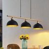 Lindby Hängeleuchte Tirzana, Metall, Schwarz IP20, 3 x 60 W Bild 2