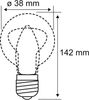 Paulmann 290. 59 Standard 230V LED Deco Pipe 520lm 5,5W 2700K dimmbar Satin Bild 3