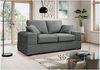 Ecksofa (B/H/T: 182x90x93 cm) in Grau Bild 2