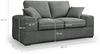 Ecksofa (B/H/T: 182x90x93 cm) in Grau Bild 3