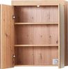 Spiegelschrank mit 2 Türen inkl. Beleuchtung ALTENA-19 in Asteiche Nb, B/H/T: ca. 60/77/17 cm Bild 4