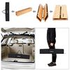 KingCamp Campingtisch Bambus Falt Tisch Camping Klapptisch, Garten Alu Holz 3Höhen Verstellbar Bild 5