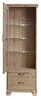 FORTE Nepal Vitrine mit LED Beleuchtung, Holzwerkstoff, Braun, 75,6 x 209,2 x 45 cm Bild 4