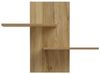 Forte BACCIO Wandregal 100, modernes Wandpaneel mit Ablage, Holzwerkstoff, Mauvella Eiche Holzdekor, 104,8 cm breit x 80 cm hoch x 21,9 cm tief Bild 3