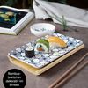 Moritz & Moritz Tafelservice Sushi Set 10tlg Blaue Blumen (8-tlg), 2 Personen, Porzellan, Geschirrset für 2 Personen Bild 5