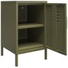 loft24 Nachtschrank Bradford Nachttisch aus Metall mit 1 Tür im Retro Look Bild 4