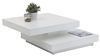 Couchtisch >BEN< in matt weiß aus Holzwerkstoff - 78x34x78cm (BxHxT) Bild 3