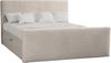 Kaiser Möbel Boxspringbett mit bettkasten und topper TRENTO stoff Plüsch Cord, mit Topper mit Bettkasten Bild 3