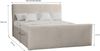 Kaiser Möbel Boxspringbett mit bettkasten und topper TRENTO stoff Plüsch Cord, mit Topper mit Bettkasten Bild 2