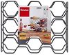 METALTEX 382915000 Hexagon 15 Flaschenregal Lava 43x12x34 cm, TouchTherm, matt schwarz Bild 3