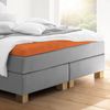 Estella Zwirnjersey Spannbetttuch für Boxspring Topper 100x200x7 cm terracotta (370) Bild 2