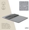 Umbra Udry Trockenmatte inkl. Abtropfgestell, Abtropfgitter, Abtropfschale, Polyester, Grau, L 61 cm, 330720-149 Bild 5