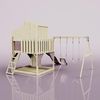 PolarPlay Spielturm Bosse aus Holz in Rosa Bild 4