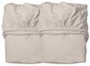 Leander Spannbettlaken für das Classic Juniorbett, 2 Stk, beige Bild 1