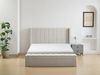 Vente-unique - DOUINO Bett Stoff Beige - B 245 cm x H 120 cm x L 202 cm Bild 5