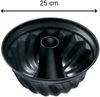 ZENKER Gugelhupfform 25 cm mit Antihaftbeschichtung / Serie Black Metallic / Gugelhupf Backform / Kuchenform Bild 3