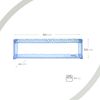 Bettgitter 150 cm blaue Sterne Bild 2