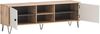 LOOKS by Wolfgang Joop Lowboard Organic, Eiche Landhaus Dekor/Cremebeige, 160 x 39 x 53,2 cm Bild 4