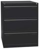 Bisley LIGHT Hängeregistraturschrank, doppelbahnig, DIN A4, 3 HR-Schubladen, Farbe silber Bild 5
