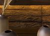 Wandregal Akazie 145x30x27 dunkelbraun lackiert BARK #205 Bild 4