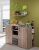 Babyzimmer Cariba 9 teiliges Kinderzimmer Komplett Set in Eiche San Remo und Graphit Bild 2