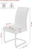 HELA Freischwinger BRINDISI, Esszimmerstuhl (Set, 2 St), XL-Sitz,Federkorb,140kg belastbar,Zertifizierter "Waterfree" Stoff Bild 3