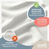 Laleni 2er-Set Premium Spannbettlaken Stubenwagen oval 38x77 cm - Oeko-Tex Zertifiziert, 100% Baumwolle, atmungsaktives Spannbetttuch Jersey Baby, 150 g/m², Elfenbein Bild 3