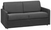 Vente-unique - Schlafsofa 2-Sitzer - Liegefläche: 120 cm - Matratzenhöhe: 14 cm - Stoff - Grau - CALIFE Bild 4