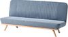 Schlafsofa 2-Sitzer KALFAFEL Stoff Blau Bild 4