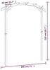 vidaXL Garten-Pergola Kiefernholz Imprägniert 180x210x40 cm 44925 Bild 2