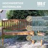 MR. DEKO Gartenbank Bradford Teak 120 cm Bild 5