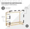 ML-DESIGN Spielbett Kinderbett Fußballtor Holzbett mit Lattenrost Kletterleiter & Netz, Handballtor Abenteuerbett 80x160cm Natur für Kinder aus Kiefernholz Bild 5