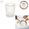 HOME DECO FACTORY, KA5064, Elegant Glass with Gold Edging, ideal for Cocktails and verrines, Refined and modern Design, Occasions, 25 cl, Gold, Transparent Bild 2