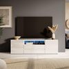 Selsey TV-Lowboard, weiß mit led, 42,5 x 137 x 34,5 Bild 2
