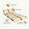 vidaXL Bett-Lattenrost Braun 100 x 190 cm Massivholz Buche 42015241 Bild 4