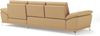 Cavadore Ecksofa Castiel mit Federkern / Eckcouch mit großem Longchair, Sitztiefenverstellung und mattschwarzen Metallfüßen / 301 x 89 x 176 / Echtleder, Beige Bild 5