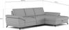 Cavadore Ecksofa Castiel mit Federkern / Eckcouch mit großem Longchair, Sitztiefenverstellung und mattschwarzen Metallfüßen / 301 x 89 x 176 / Echtleder, Beige Bild 3