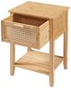 Nachttisch Leirfjord 60x40x35 cm Bambus Natur [en. casa] Bild 5