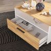 Couchtisch Bibo Weiß/Goldkraft Eiche 70 x 52.4 cm Vicco Bild 4