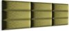 Muralo Samt Wandkissen Stoff Polsterpaneel Schlafzimmer Wohnzimmer Bett Wandpolster Bettkopfteil Lendekissen Modern Luxus Gepolstert Polster Paneel (Olivgrün, 50x15 cm) Bild 3