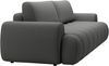 Vente-unique - FRIDORA Sofa Stoff Grau - B 110 cm x H 81 cm x L 263 cm Bild 4