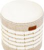 Pouf ABTIN Weiß Jute 40 cm 40 cm Bild 4