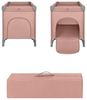 Kikkaboo Reisebett so gifted eine Ebene, weiche Matratzenauflage, Seiteneingang grau pink Bild 5