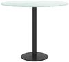 vidaXL Tischplatte Weiß Ø50x0,8 cm Hartglas in Marmoroptik 322247 Bild 3