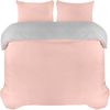 Utopia Bedding Bettwäsche 200x200 Set - Mikrofaser Bettbezug 200x200 cm + 2 Kissenbezüge 50x75 cm - Grau/Rosa Bild 4