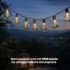 LED Lichterkette GLOW - Solar - Outdoor - 10 warmweiße LED - L: 1,9m - Lichtsensor - transparent Bild 5